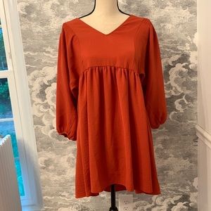 VESTIQUE be my babydoll small orange dress